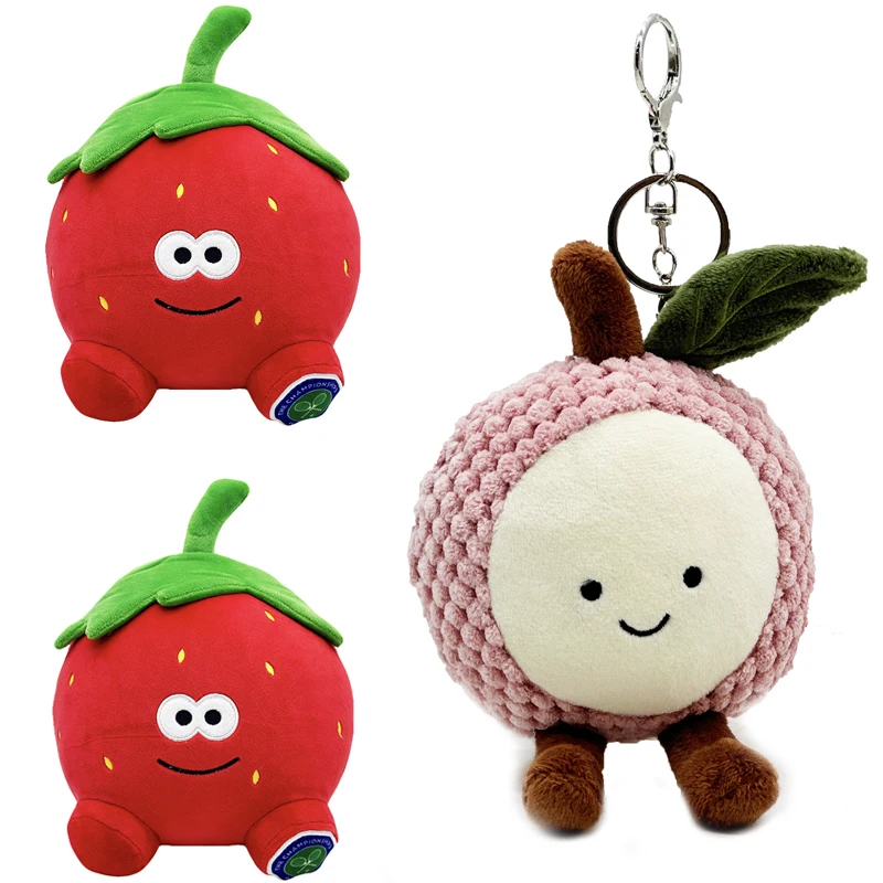 

Wimbledon Strawberry Plush Dolls Cotton Doll Anime Peripherals Soft Doll Collection Cute Girls Room Decora Toy Kid Birthday Gift