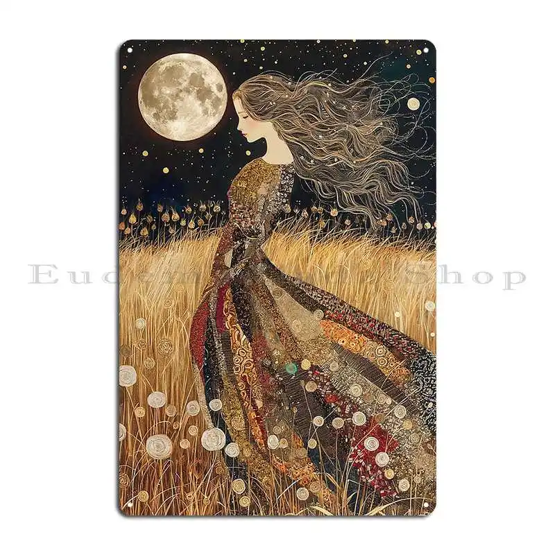 Harvest Moon Metal Sign Bar Plaques Club Bar Home Print Tin Sign Poster image 2