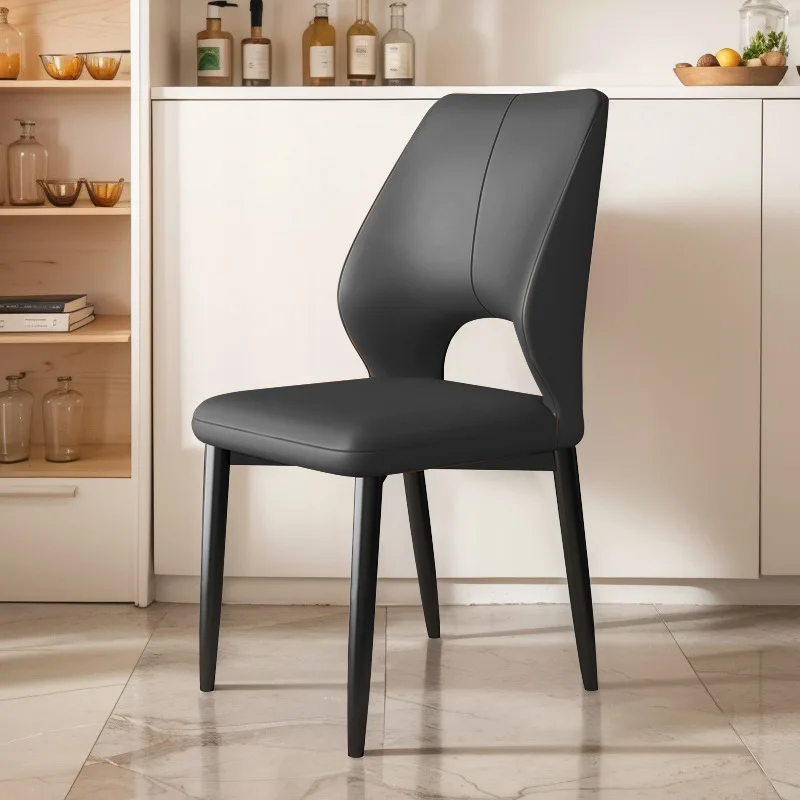 Nordic Modern Dining Chair Household Hotel Backrest Chair Kitchen Minimalist Soft Seats Stool Living