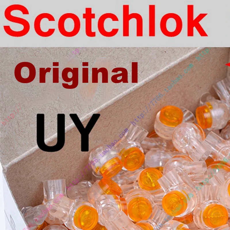 20ピース/ロットオリジナルの3mscootchlokuy-1バットコネクタ,シングルブレード2コネクターコネクタ,22-26 awg 0.4-0.65mm用