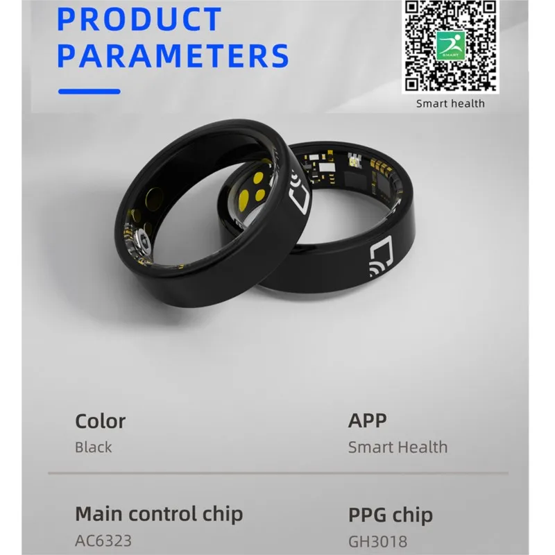 R20 NFC التحكم في الوصول الذكية حلقة السيراميك شيل 7 مللي متر رقيقة جدا حلقة جهاز تعقب للياقة البدنية IP68 مقاوم للماء مراقبة الصحة البنصر