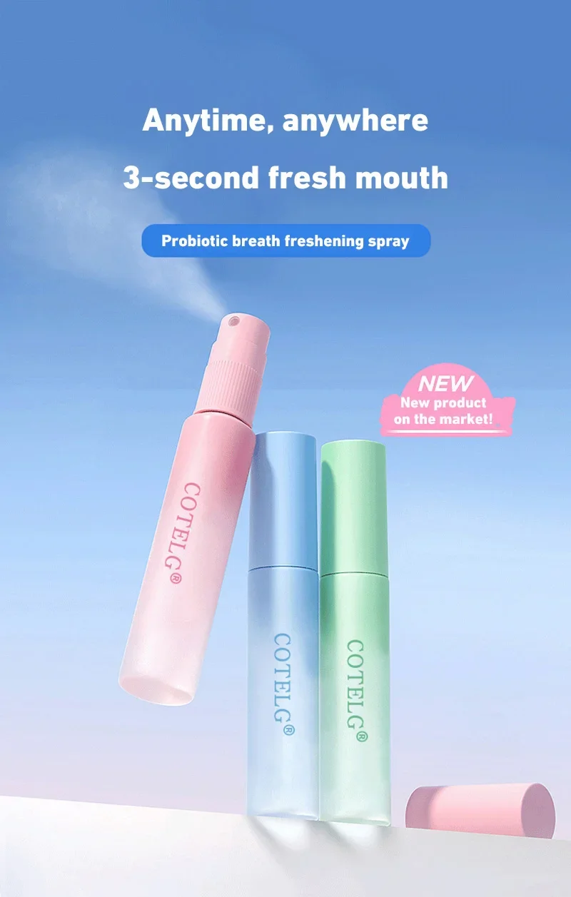 Portable Breath Freshener Spray Mouth Freshener Remove Smoke Smell Bad Breath Oral Odor Treatment Fresh Breath Lasting Oral Care