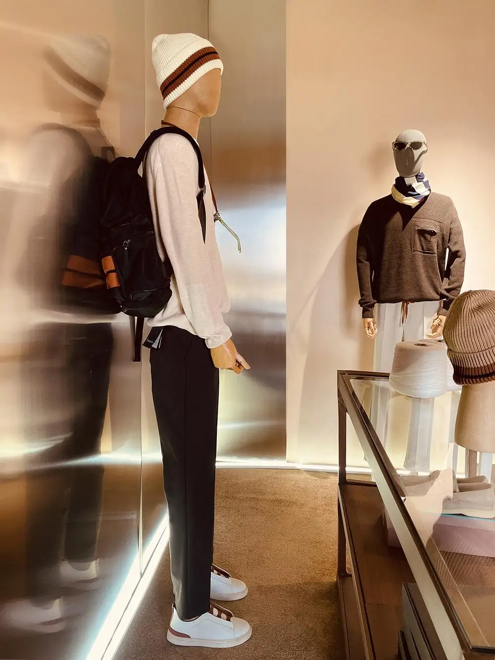 

Итальянский роскошный мужской вязаный свитер из смесовой шерсти и шелка, базовый слой для многослойного образа, осень-зима 2024, модный городской стиль, длинный свитер с круглым вырезом