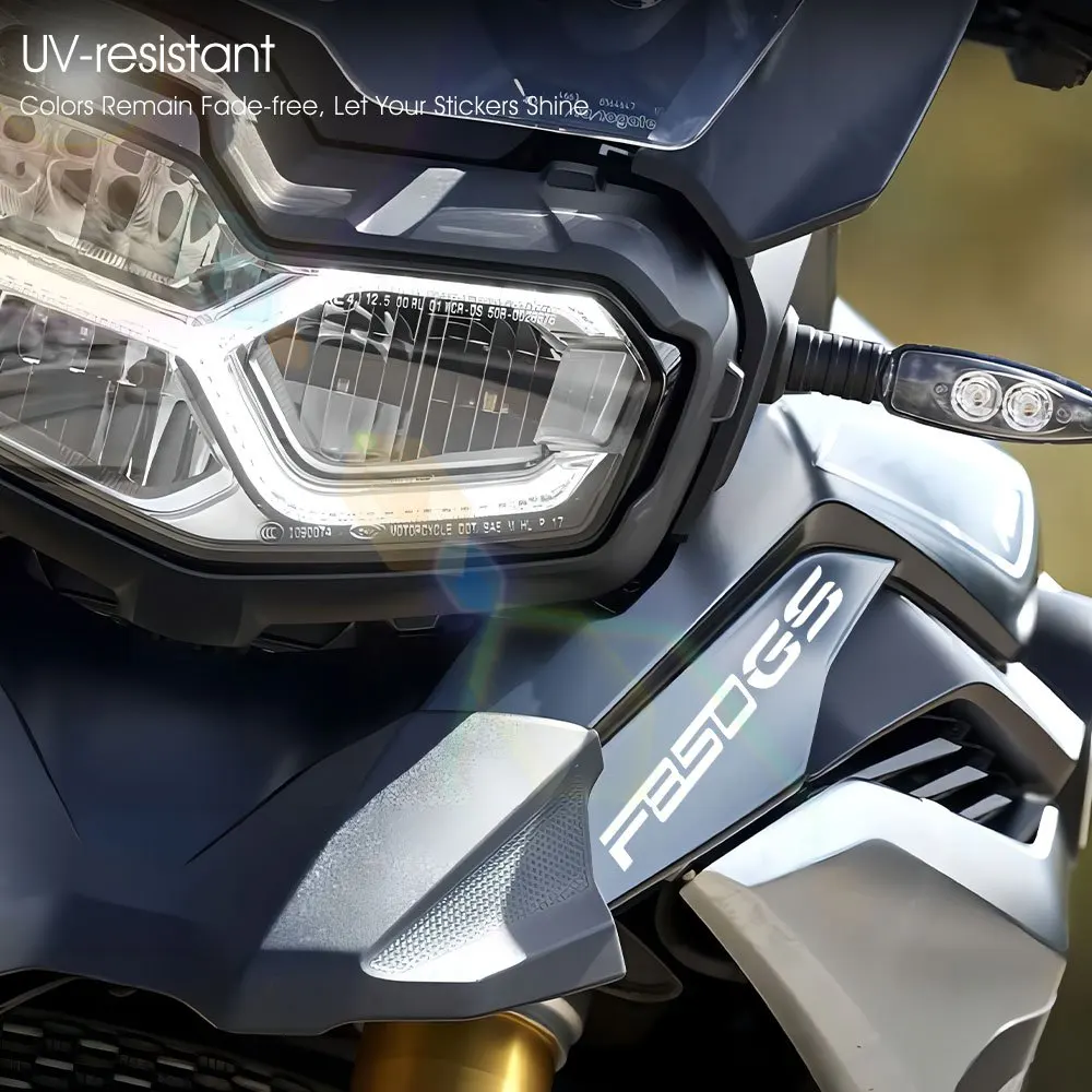 Set di adesivi per casco moto per BMW F850GS Adventure 2018-2023 Kit di decalcomanie in vinile impermeabile Accessori bici