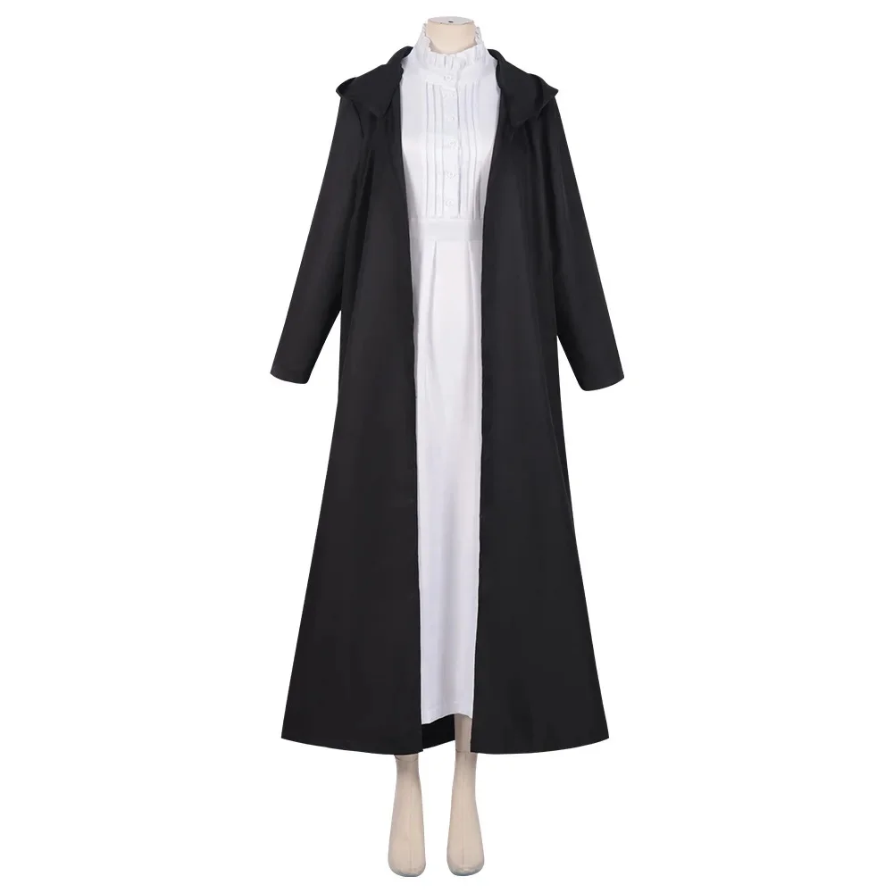 Fern cosplay kostüme für frau sousou no frieren cosplay kleid mantel perücke aufkleber anzug anime