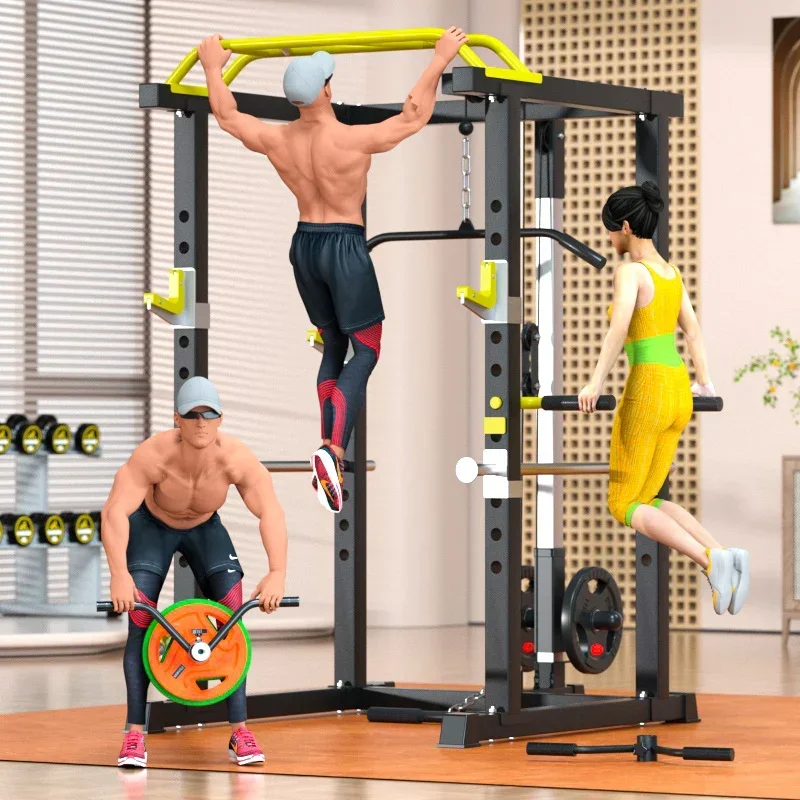 Multifunctional household squat frame gantry fitness professional safety comprehensive training equipment