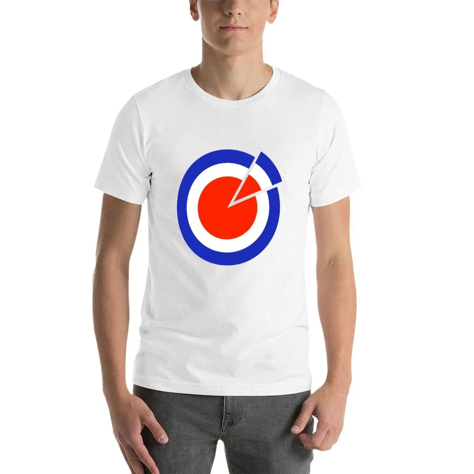 تي شيرت Sixties Mod Pizza Target تي شيرت مصمم للرجال برسوم جرافيك تي شيرت