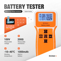 Professional RC3563 Battery Ohmmeter True 4-Wire AC Detection High Accuracy Resistance Tester for LiFePO4/NiCd/Car Batteries