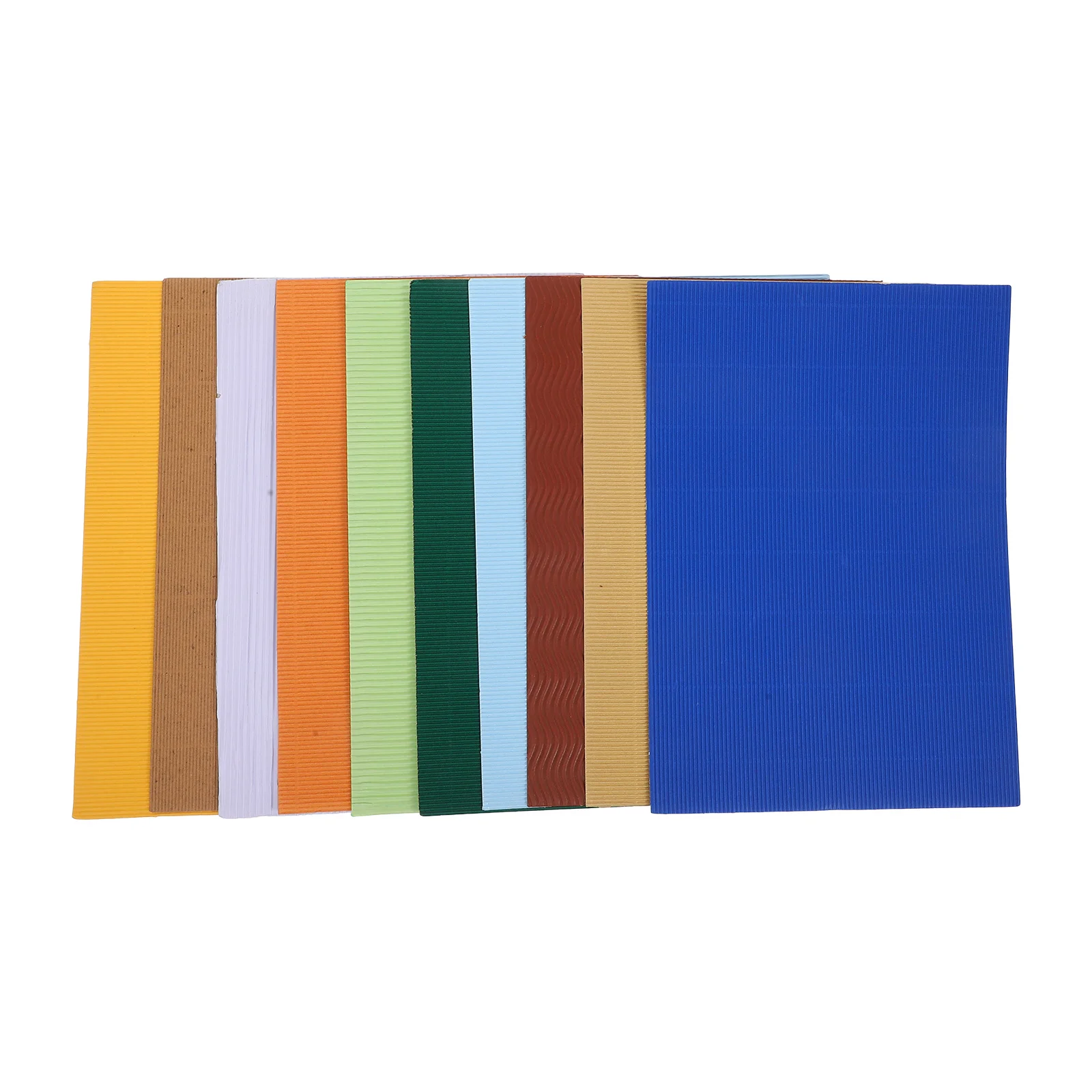 ورق من الورق المقوى المموج مقاس A4 بألوان مختلطة لصياغة اللوحة اليدوية وأوراق الورق المقوى المموج #2