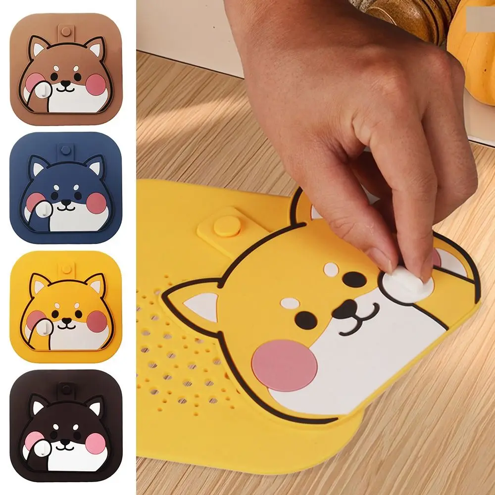 Silicone Sewer Floor Drain Cover Reusable Thickened Floor Drain Sticker Anti-blocking Insect-Proof Drainage Deodorant Mat