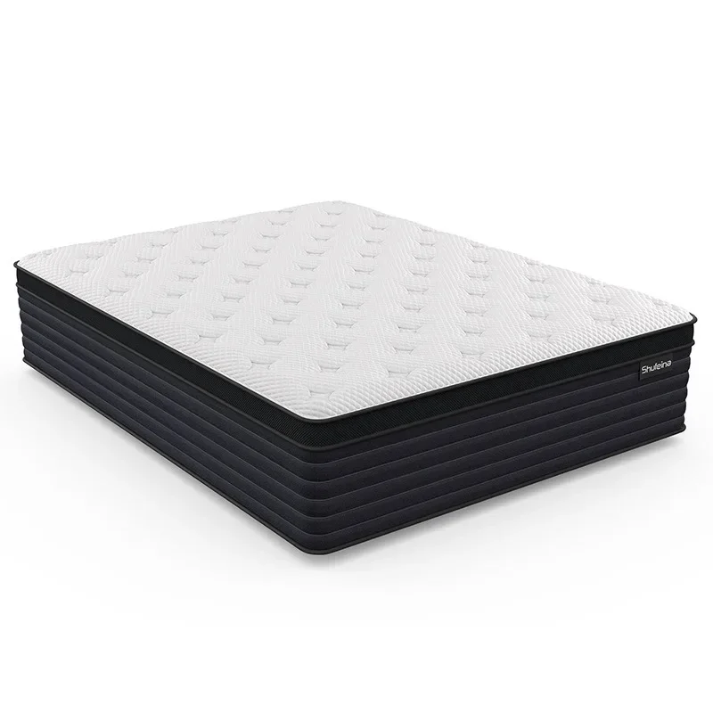 High Quality Sleepwell Pocket Spring Mattress High Density Foam Double Pillow Top Spring Mattress Bedroom Mattress Pad Bedding