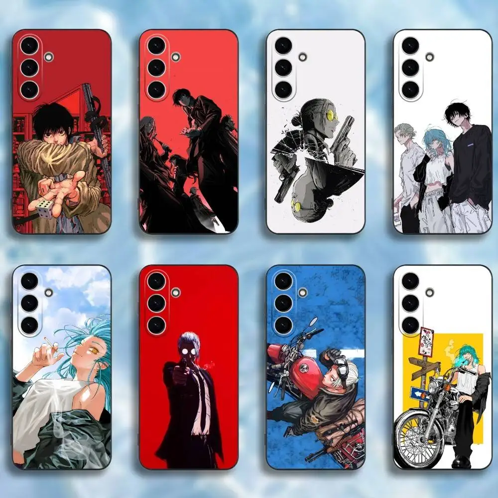 

S-SAKAMOTO DAYS Phone Case For Samsung Galaxy A73,A72,A71,A70,A53,A52,A51,Soft Silicone Black Cover