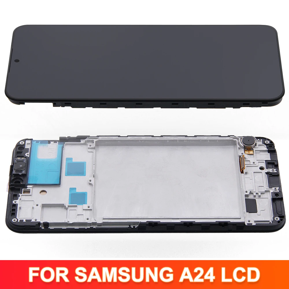 Tested For Samsung A24 4G LCD A245B Display Touch Screen Digitizer Assembly For Samsung A245 Lcd With Frame