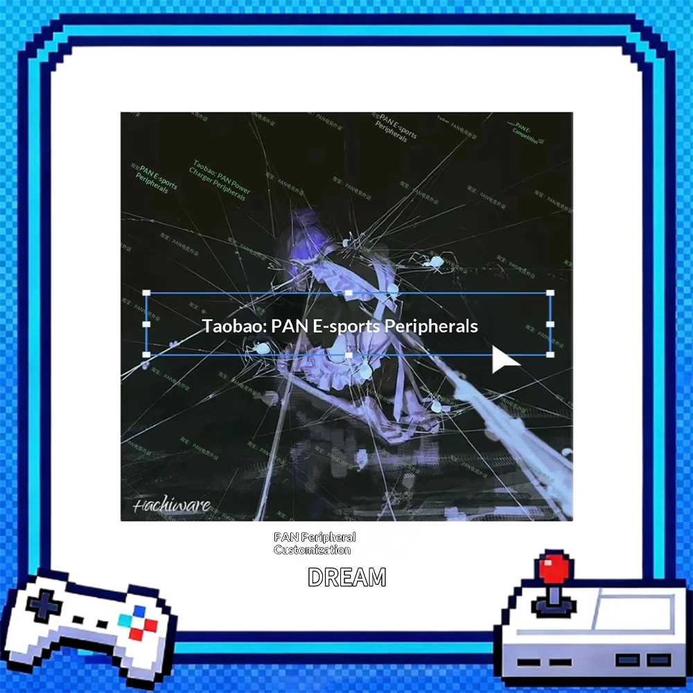 PAN Esports Dream Glass Gaming Mousepad  FPS Both Control And smooth Mouse Pad For VALORANT TTK CSGO PC Accessories For Gifts