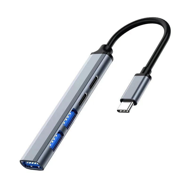 

5 in 1 Type-c Port Usb-c to Usb3.0 Usb2.0 Pd65W Dual Usb-c Port Type-c Hub Docking Station