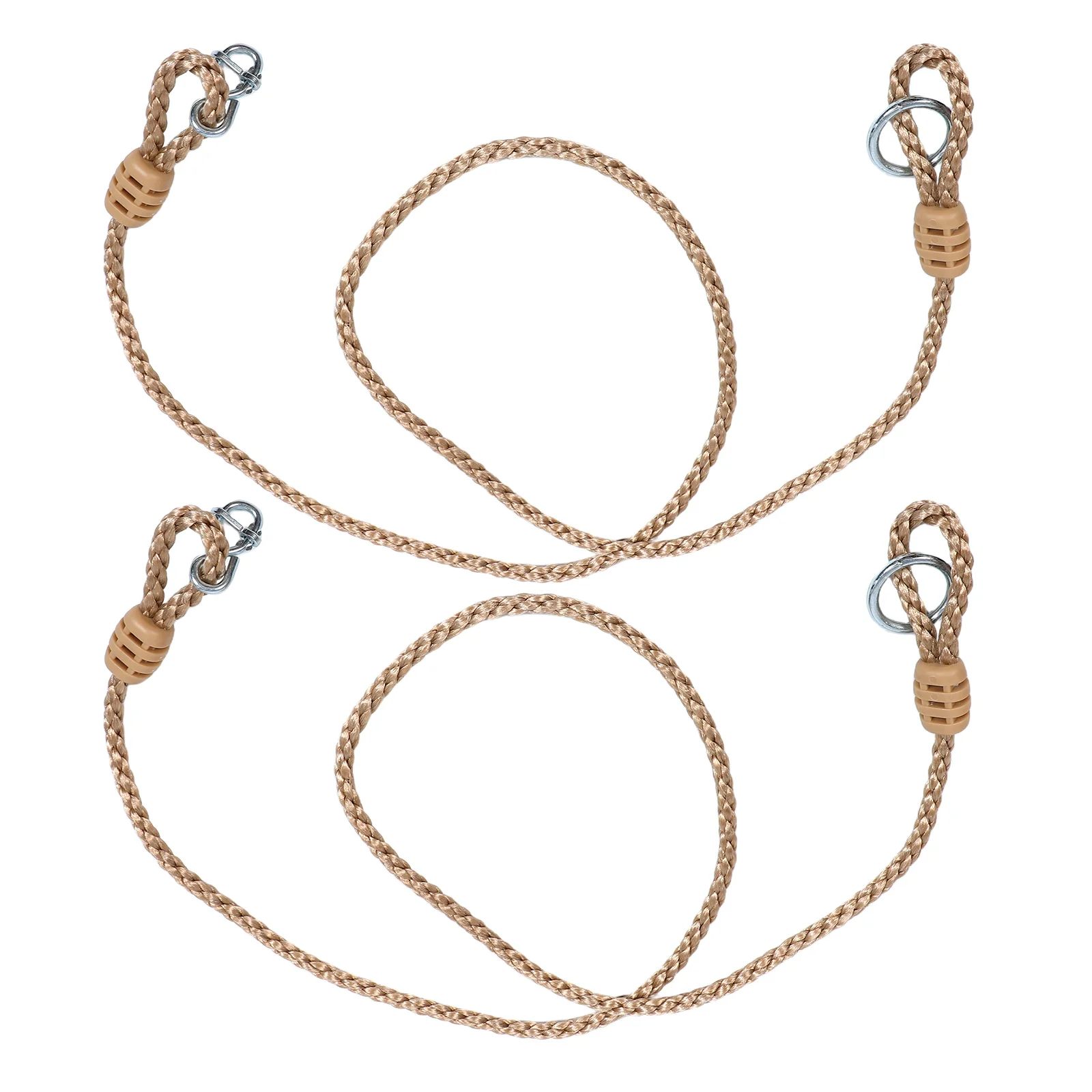 

2pcs Extension Rope Heavy Duty Tree Swing Extender Cord 5.6Ft Adjustable Durable Pp Pe Metal Easy Diy Installation For