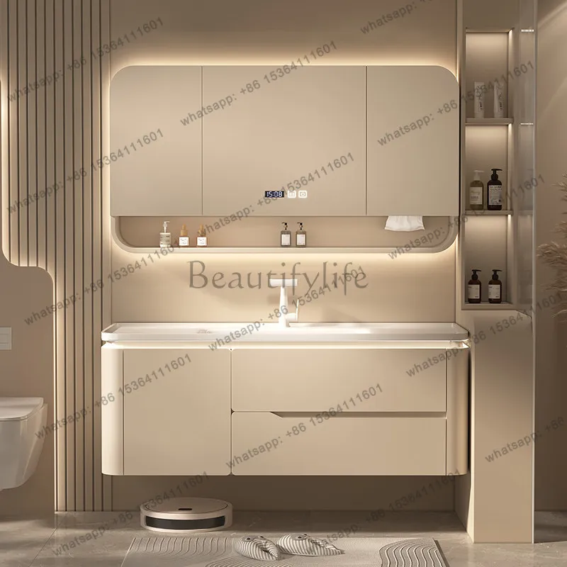 LJYLuxury Gadgets Bathroom Cabinet Over Wall Mirror Partitions Toilet Shelves Cupboard Makeup Modern Archivadores Trendy Furnitu
