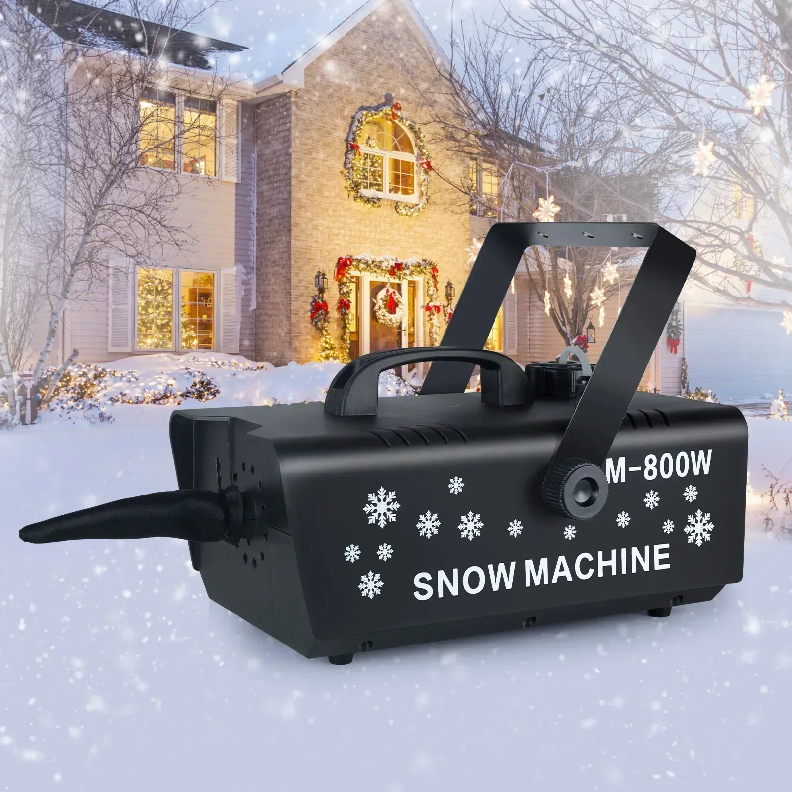 Snow Machine 800 Watt Snowflakes Making Machine Snow Maker For Kids Parties Stage Christmas With Wireless Remote Control
