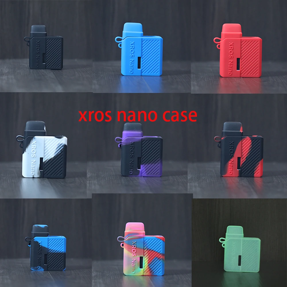 [Case Only]Protective Silicone Texture Case for Vaporesso Xros Nano Pod Kit Skin Sleeve Cover Wrap gel