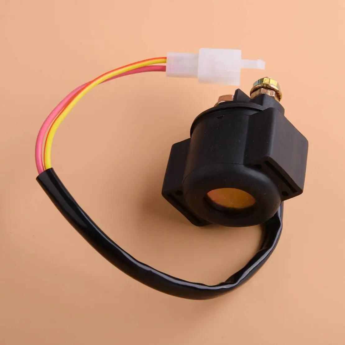 1PZ75XO90C Go-Kart Scooter Moped Starter Relay Solenoid Fit for GY6-125 50cc 70cc 90cc 110cc 125cc 150cc 200cc 250cc