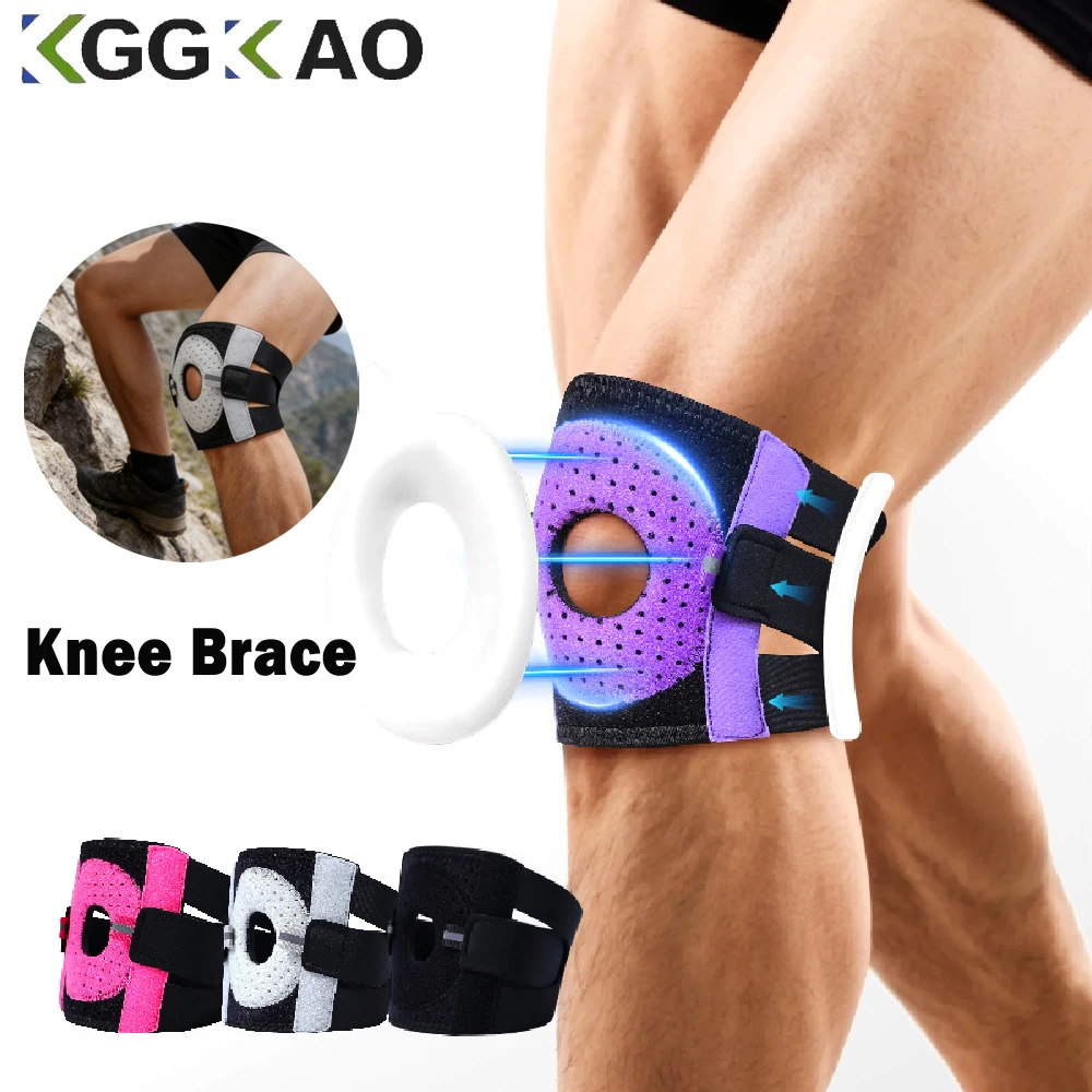 1PCS Knee Brace with Patella Gel Pad & Side Stabilizers for Men Women, Compression Knee Support for Arthritis Meniscus Tear ACL