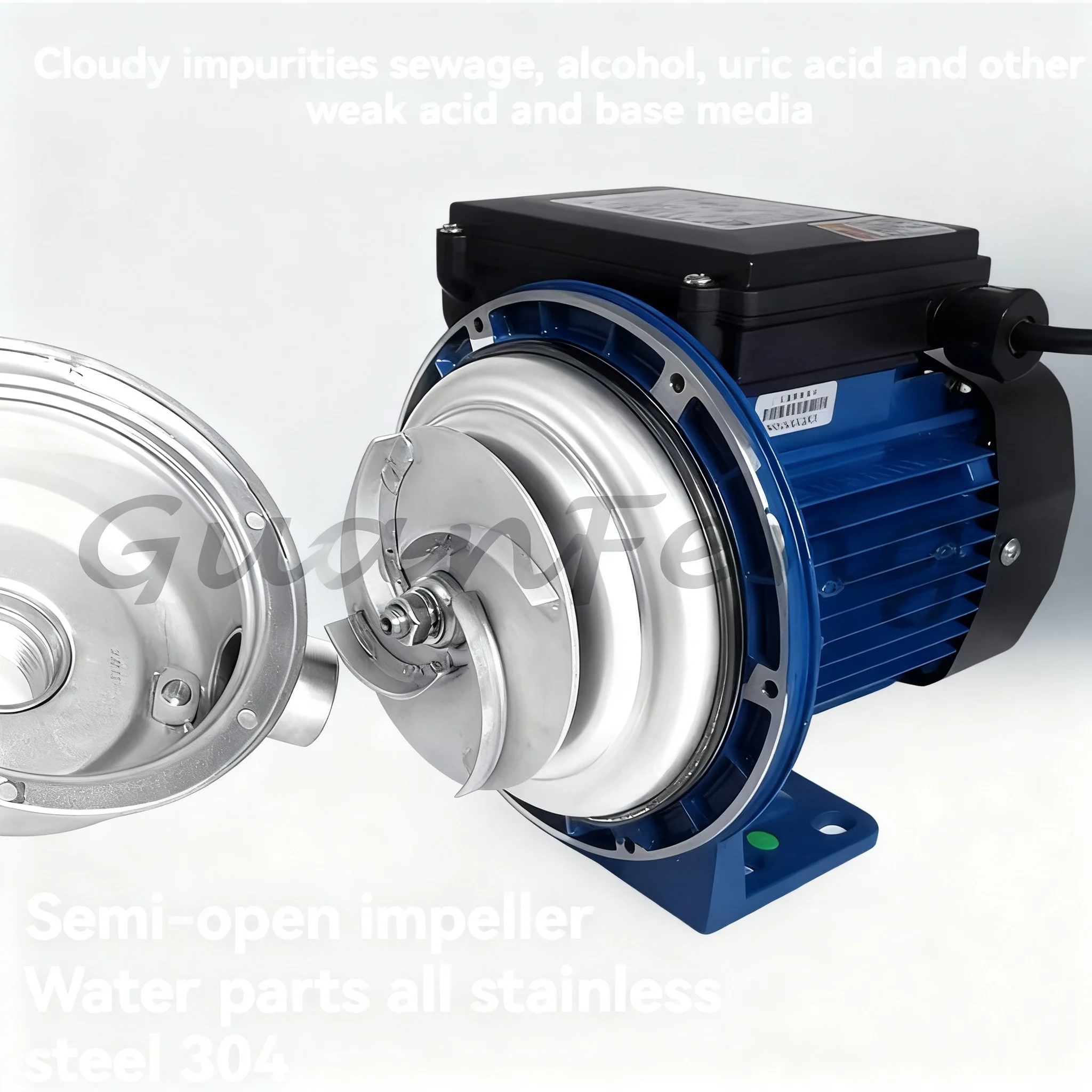 DWK Type Stainless Steel Circulating Centrifugal Pump, Acid & Alkali Resistant Anti-Corrosion Sewage Pump
