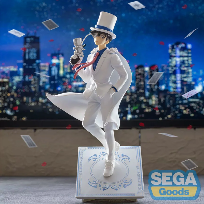 2024 Sega Detective Conan Themed Figurine Kaitou Kid Haibara Ai Conan Figurine Model Desktop Ornament Collection Birthday Gift