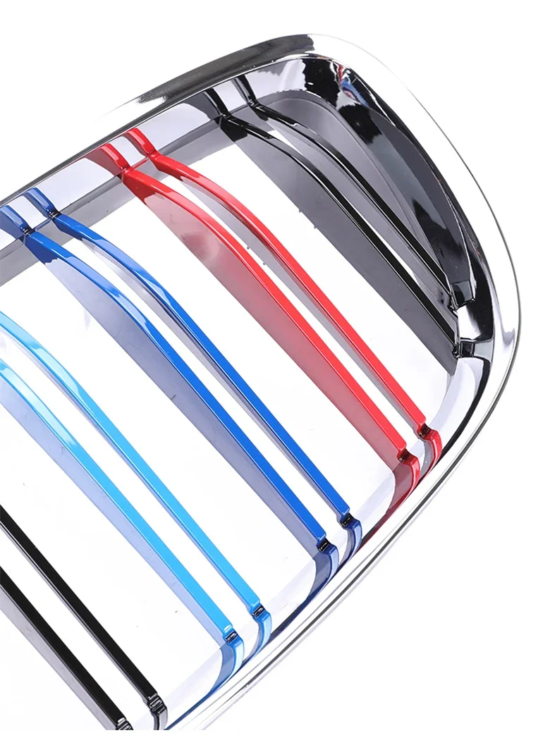 Front Bumper Kidney Low Grills M Sport Multi Color Double Slat Carbon Fiber AC Vent Grille For BMW 5 Series GT F07 2010-2016