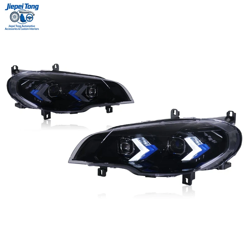 Suitable For BMW X5 E70 Headlights 2007-2013 Upgrade Modified to New DRL Dynamic Turn Signal LED Headlight