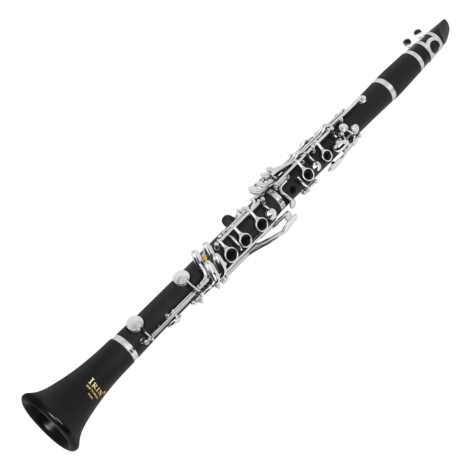 IRIN Clarinet Bb Clarinet 17 مفاتيح 6 حلقات أسود Blackwinds نمط جديد أدوات النفخ الخشبية المهنية مع أجزاء وملحقاتها #2