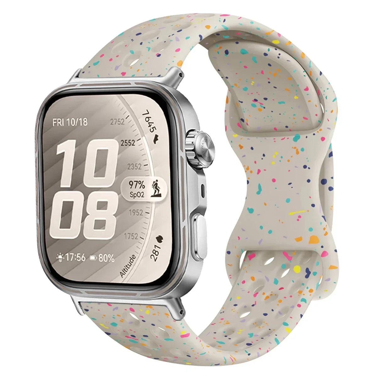 Silikonarmband für Huawei Watch Fit 5Pro 4Pro, weiches Sport-Armband für Huawei Watch Fit 5 4 Fit 3, Armband-Zubehör – Detail 1
