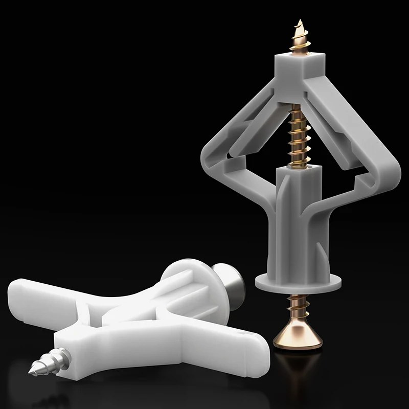 

Plastic Airplane Expansion Pipe Curtain Gypsum Board Hollow Wall Expansion Screw Anchor Curtain Wall Gypsum Expansion Tube