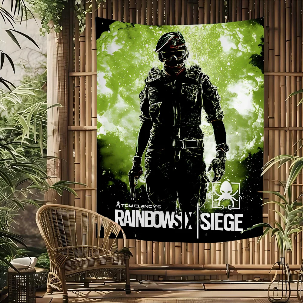 Game Siege-R-Rainbow-S-Six R6 DIY Wall Tapestry For Living Room Home Dorm Decor Wall Art Decor