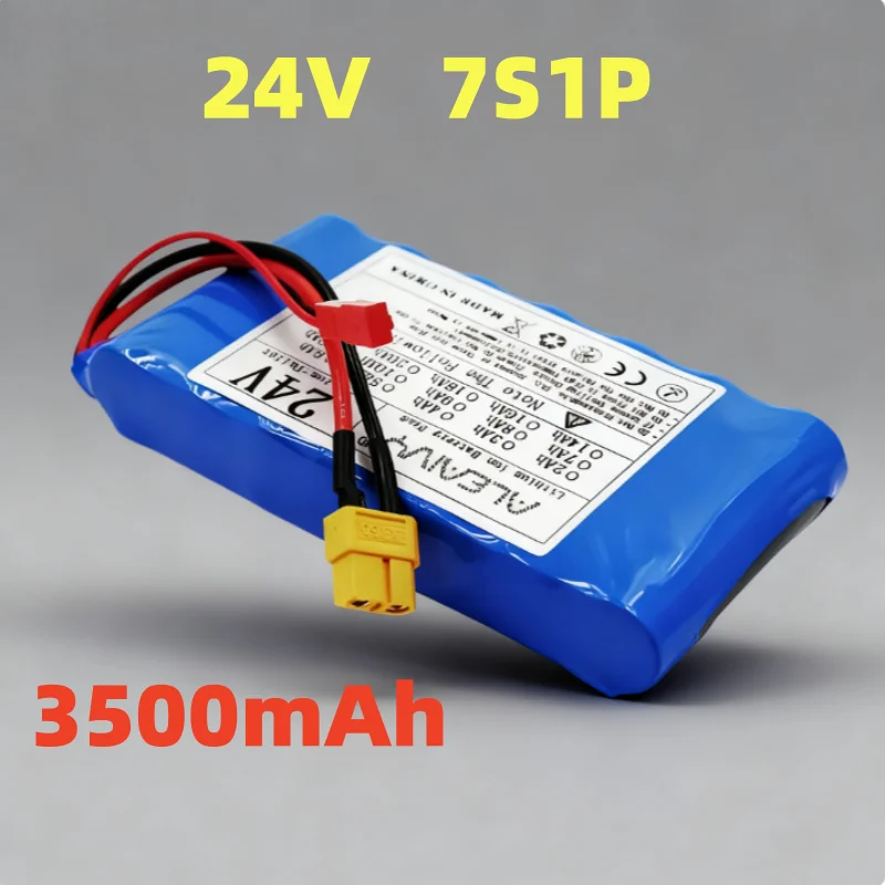 

7S1P 24 В 3500 мАч 18650 литиевый аккумулятор с BMS и зарядным устройством для электрического скутера, электронного велосипеда, электроинструменты, проекты «сделай сам», длительный срок службы