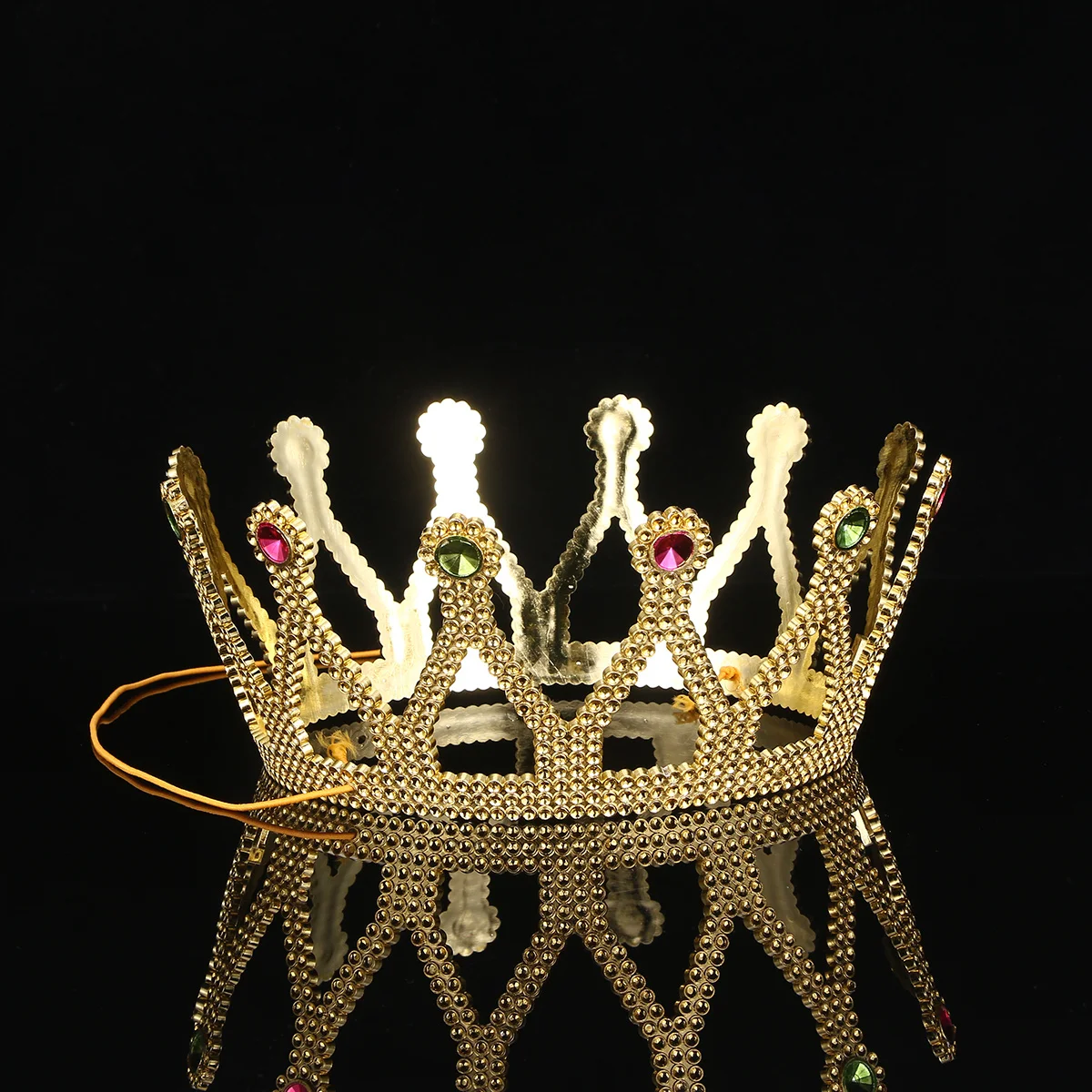 Queen Crown Golden Halloween Party Crown Exquisite Royal Medieval King Costume Prop Theater Prom Birthday Wedding