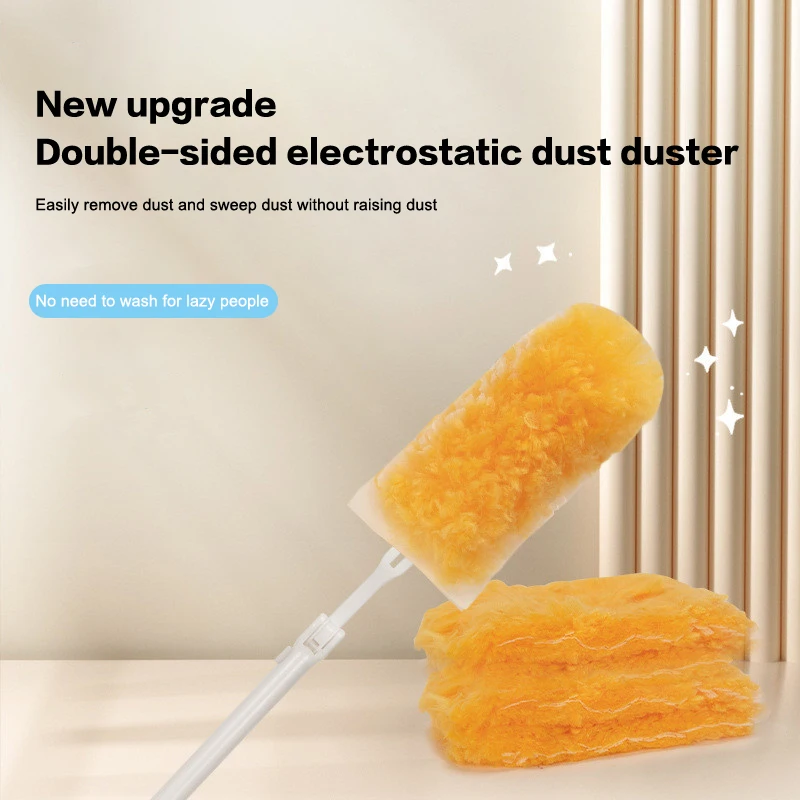 

Double Sided 360 ° Electrostatic Dust Duster Disposable Replaceable Cleaning Brush For Large-scale Cleaning Of Dust