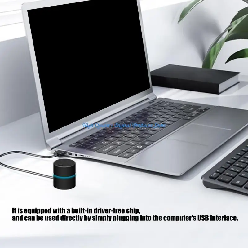 U2JE Stable ABS Plastic External Sound Regulator For Computer Easy To Install And Use