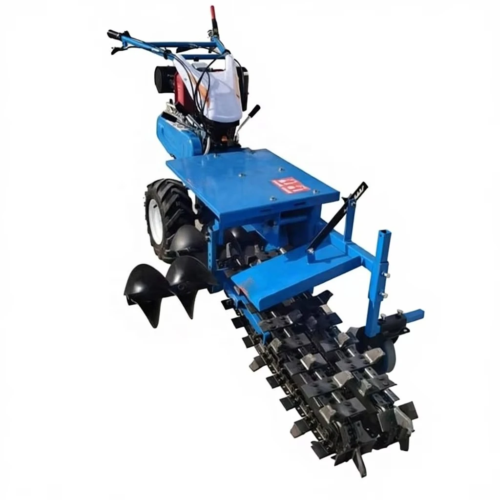 Self-propelled Ditcher Garden Ditcher, Small Agricultural Ditching Tool