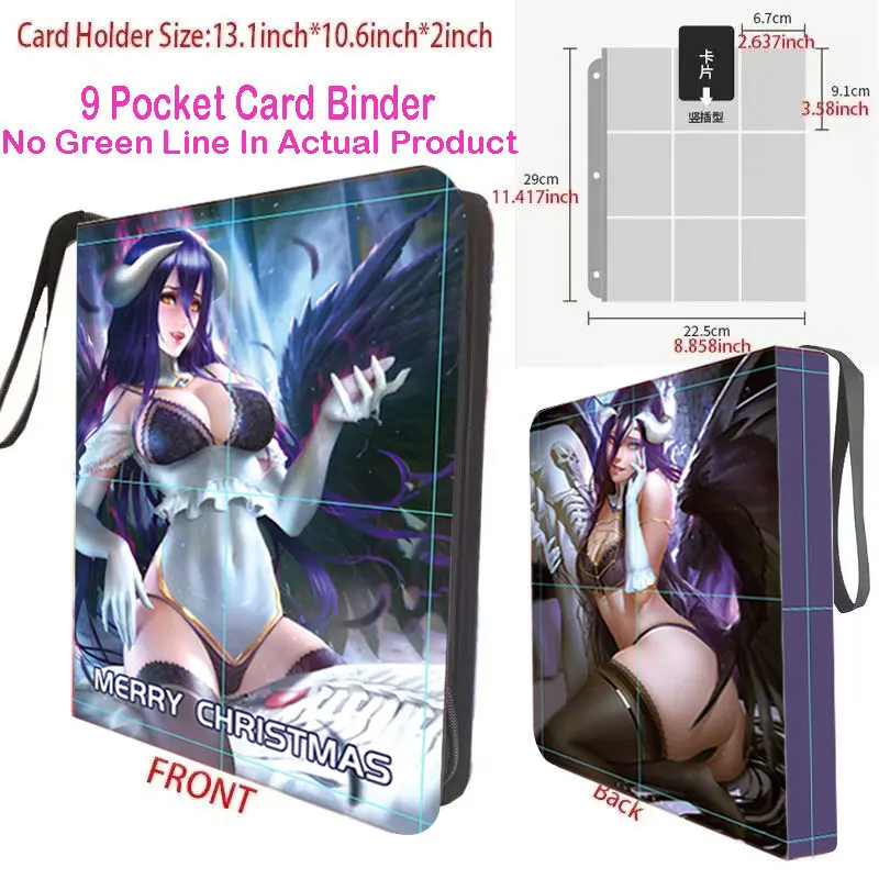 2023 Goddess Story Card Binder Sexy Girl Album Folder With 360 Side Loading Pockets 9 Pocket Trading Card