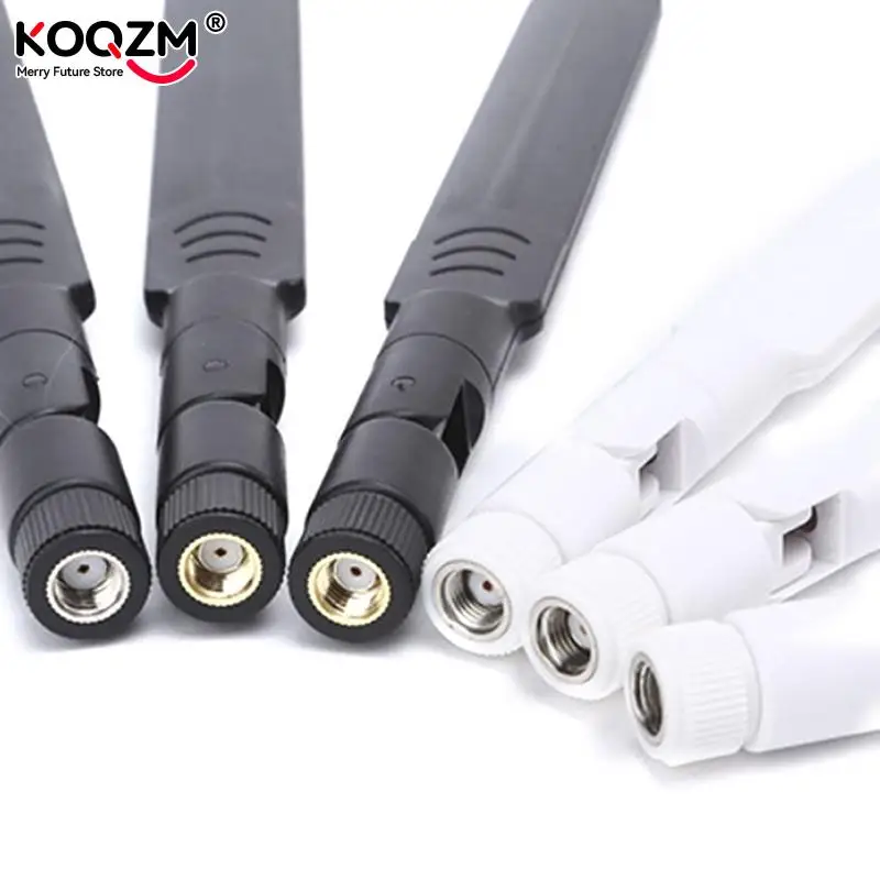 Enrutador WiFi inalámbrico de doble banda, 8dBi, 2,4 GHz, 5GHz, 5,8 GHz, envío de antena plana de lechada, omnidireccional, Agujero interior SMA de
