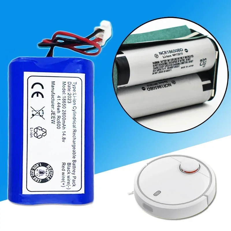 

14.8V 2800mAh 18650 Battery For eufy RoboVac 15C 15T 25C 30 30C 35C MAX G10 G15 G20 G30 Hybrid Edge Robot Vacuum Cleaner Parts