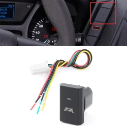 Blue LED Car Switch LED Light Radar Recorder Fan Spotlights Camera Fog Lamp Switch Button for Ford Transit 2017-2019