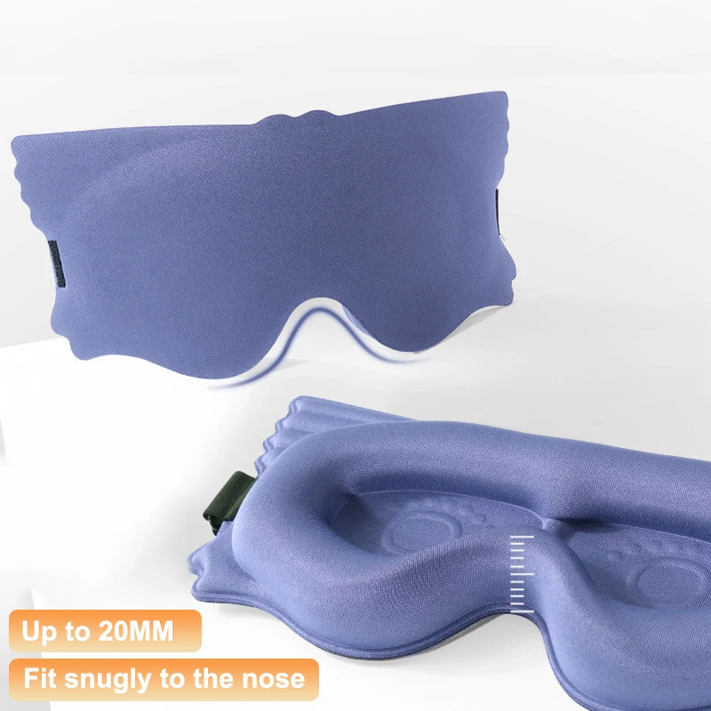 3D Sleeping Mask Block Out Light Sleep Mask For Eyes Soft Sleeping Aid Eye Mask For Travel Eyeshade Night Breathable Sleep Mask