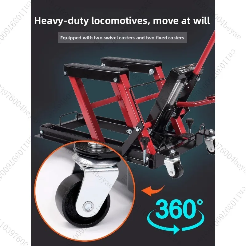 Heavy Locomotive Hydraulic Hoist Special Motorcycle Lift Jack Motorcycle Repair Maintenance Workshop Lifting Service Tool
