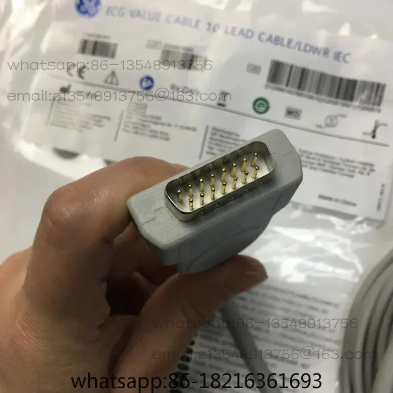 ECG machine integrated 12 leads European standard banana head 2104726-001 2029890-001 spot