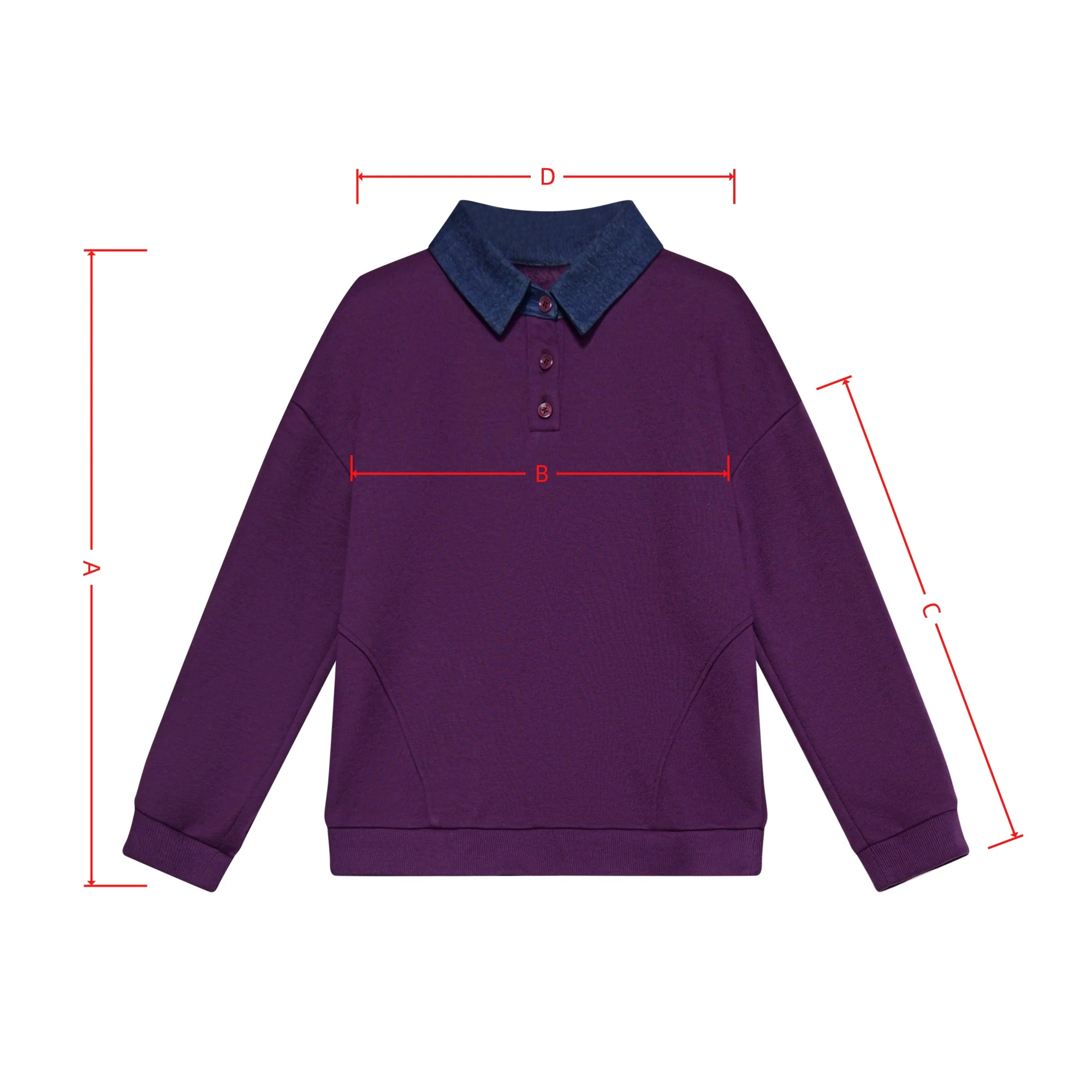 2026 Mali's AW Familien-Partnerlook Jungen Sweatshirt Jeanskragen-Kleid Baby Bedrucktes Set Modische Kinderkleidung Kinder-Oberteil – Detail 1