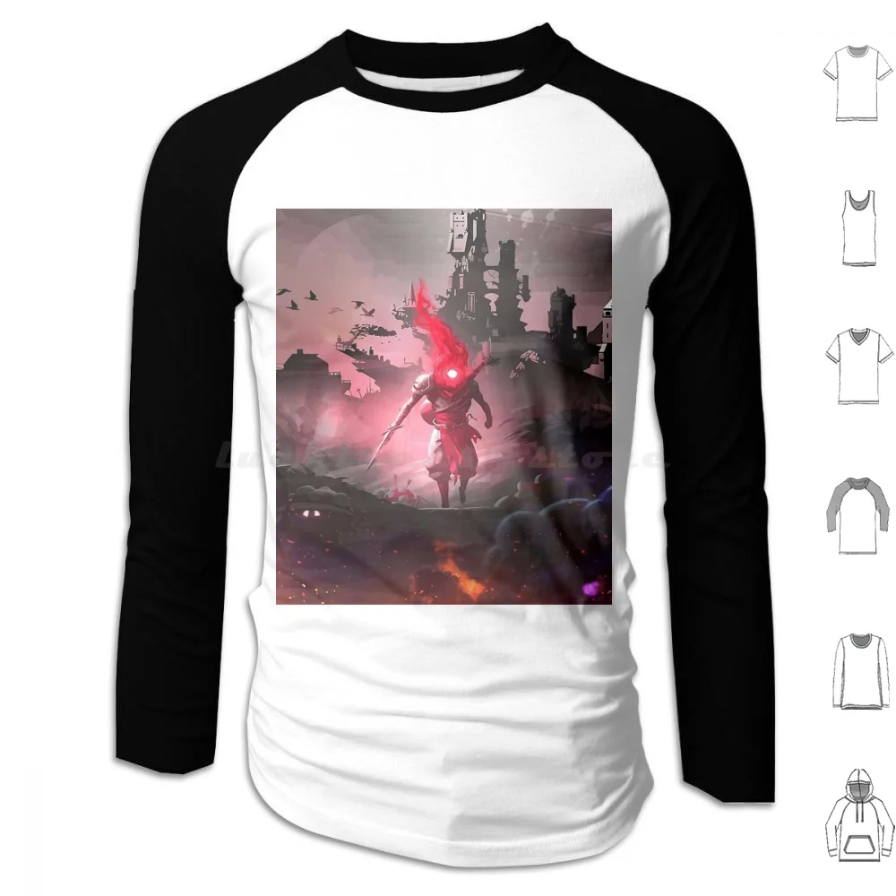 Dead Cells Art Poster Hoodie cotton Long Sleeve Dead Cells Deadcells Cells Dead Video Game Prisoner Dead Cells Game 80 S