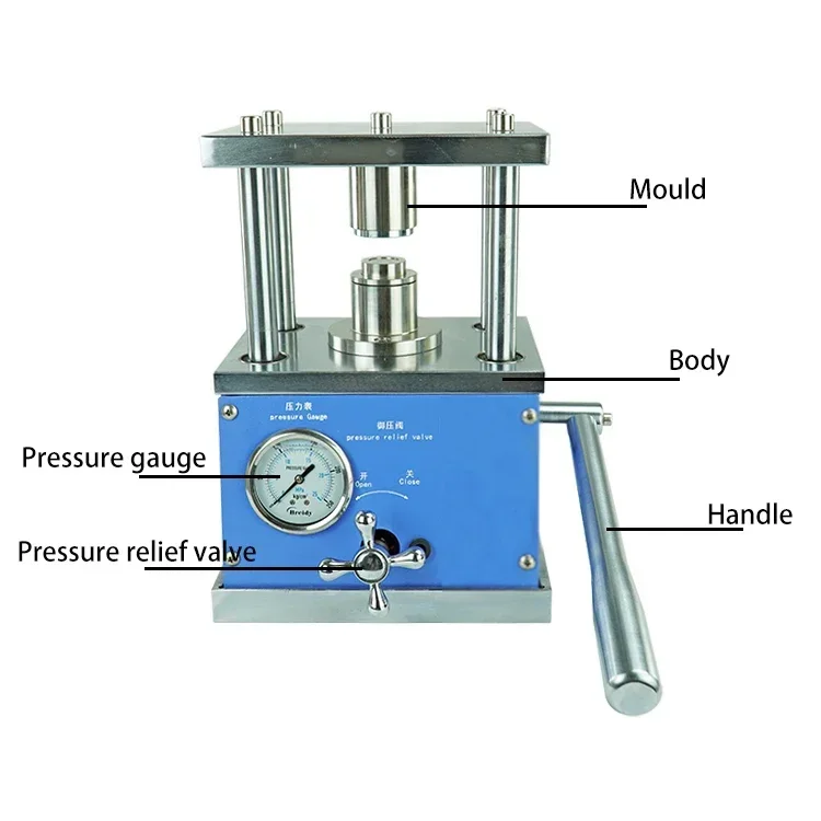 High Quality Manual Coin Cell Crimping Machine For Laboratory Research Button Cell Crimping