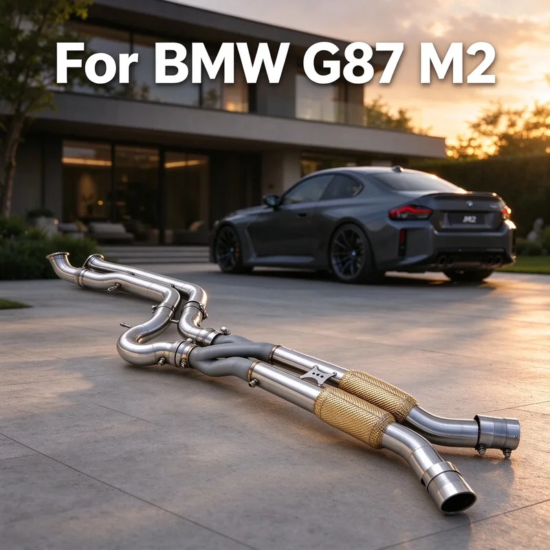 Stainless Steel Z Pipe Exhaust Mid Pipe for BMW G87 M2 High Performance Exhaust Middle Section