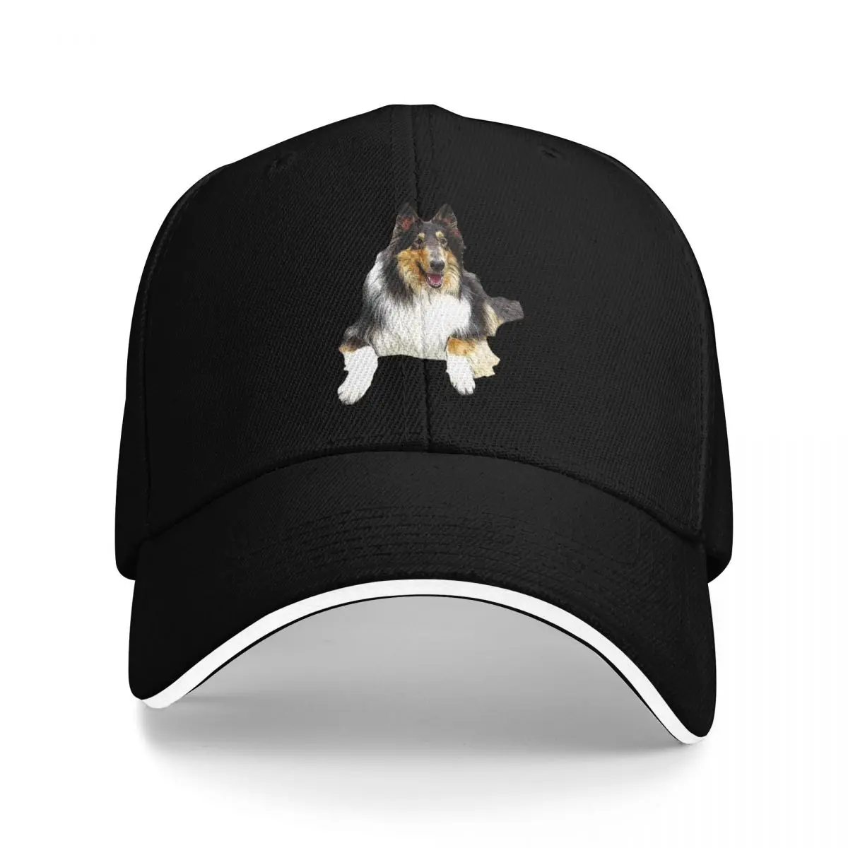 

Rough Collie Tri Baseball Cap summer hat Sunhat Men Golf Wear Women's
